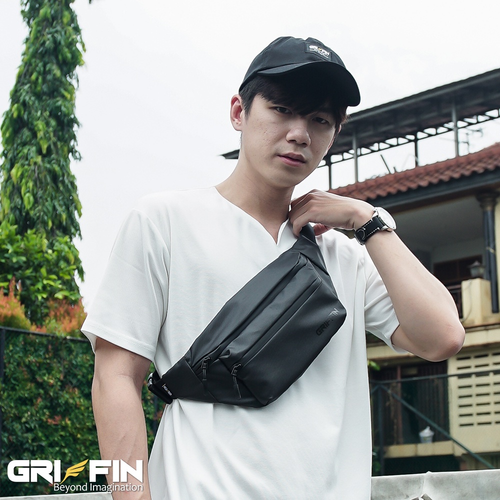 Tas Waistbag Pria Hamilton Waterproof Griffin Apparel