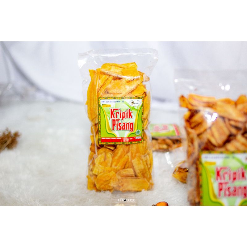 

keripik pisang rasa pisang original enak krenyes rasa pisang asli samarinda 200g
