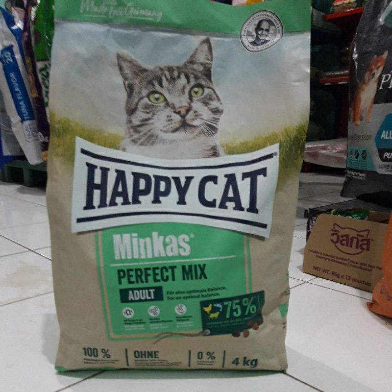 Happy Cat Minkas Perfex Mix 4 kg / Makanan Kucing Happy Cat Mix