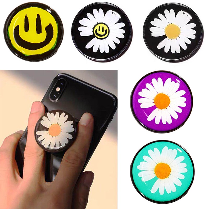 Gd Ins Same Bracket Airbag Motif Bunga Daisy Tersenyum Untuk Holder Handphone