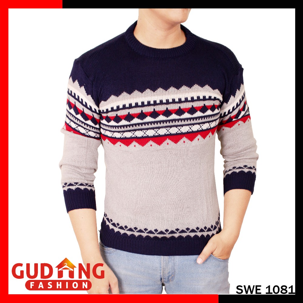 Sweater Tribal Pria Modis - SWE 1081