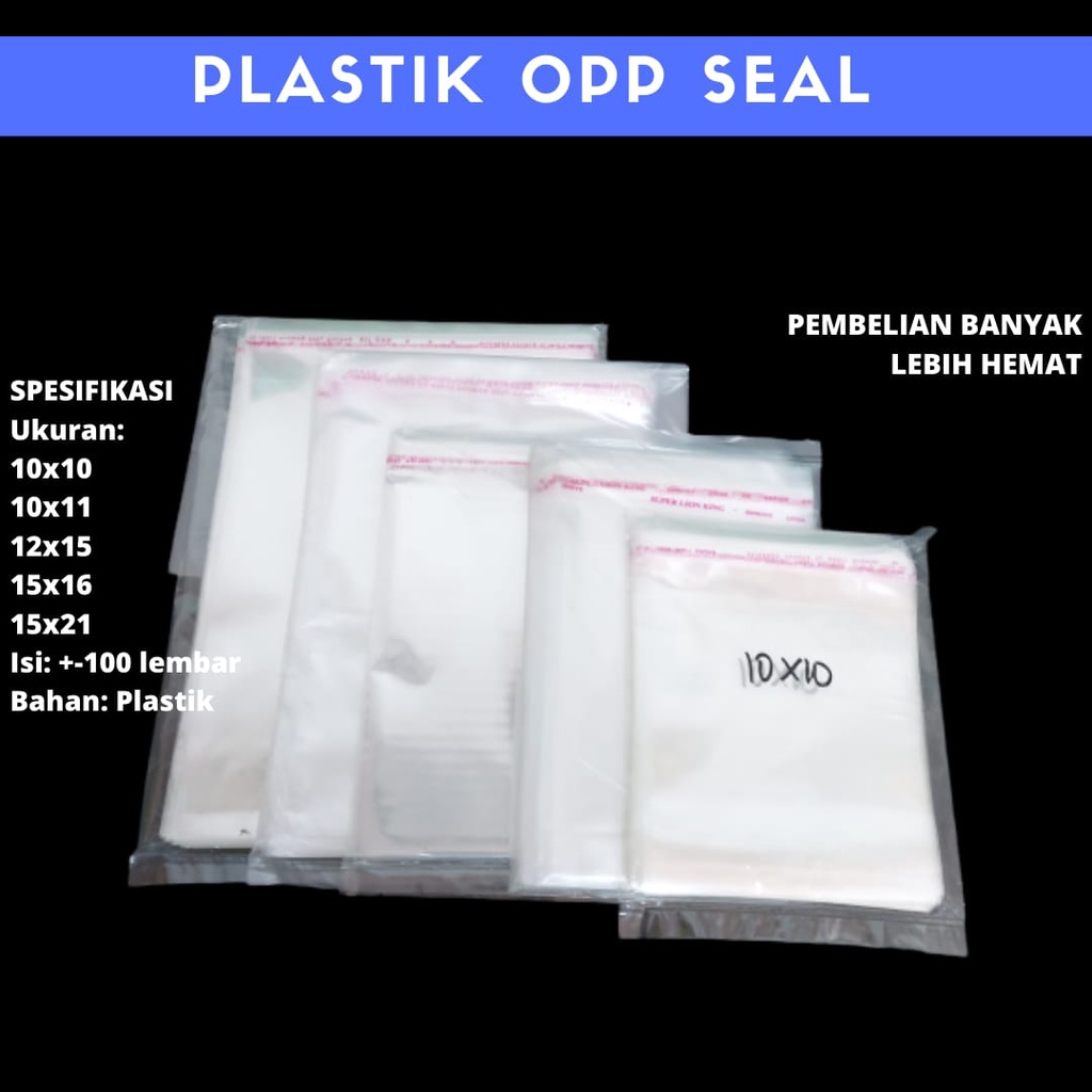 

PLASTIK OPP SEAL LEM BENING UNTUK ROTI / UNDANGAN / MASKER / SERBAGUNA BERBAGAI MACAM UKURAN MERK RANDOM TEBAL KUALITAS BAGUS TIDAK GAMPANG BOCOR