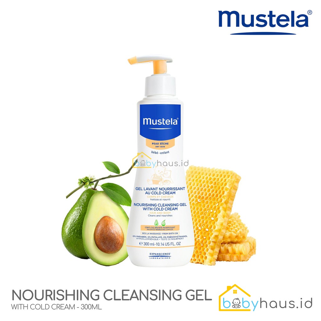 mustela cold cream cleansing gel