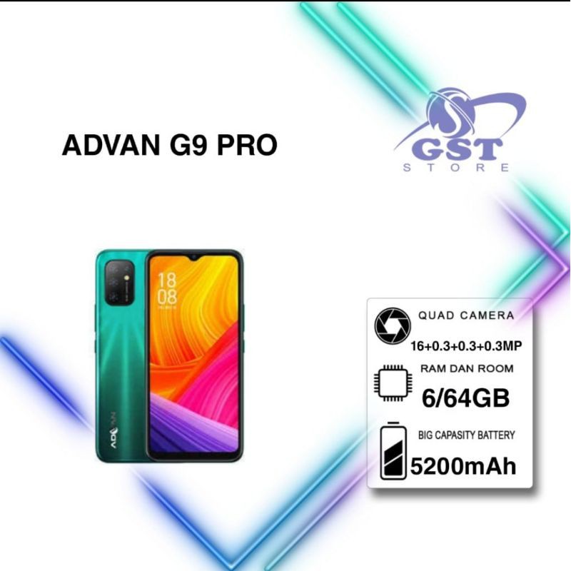 Advan G9 PRO 6/64gb, HP MURAH RAM TINGGI, harga dibawah 1,5juta