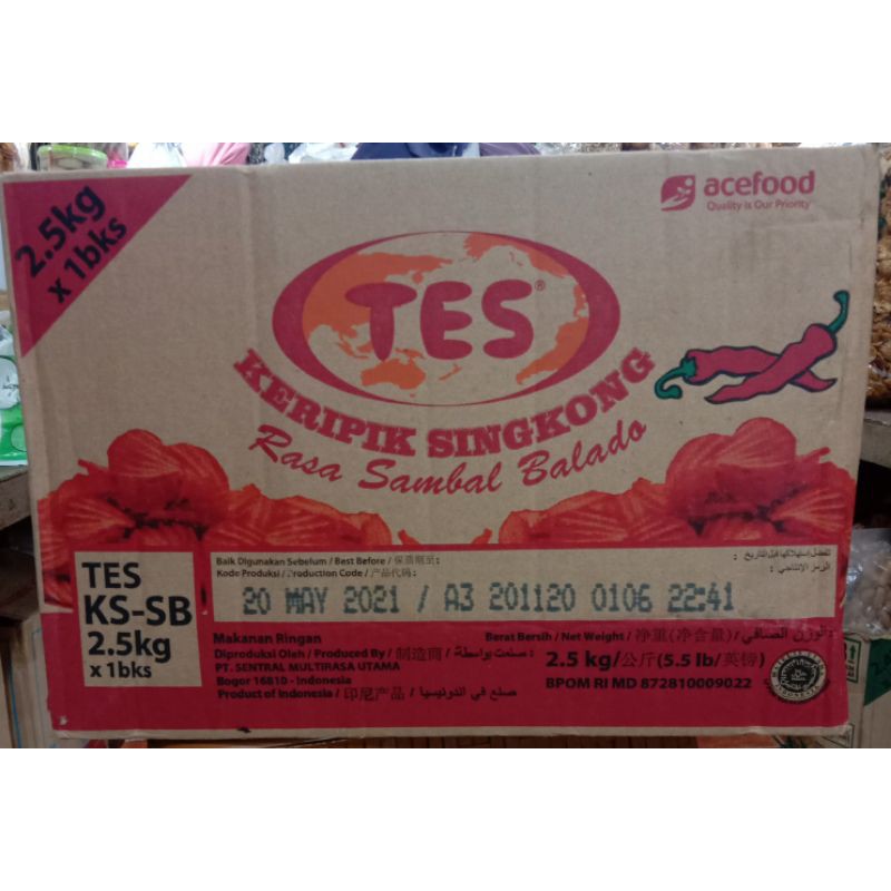 

Singkong bakar balado tes