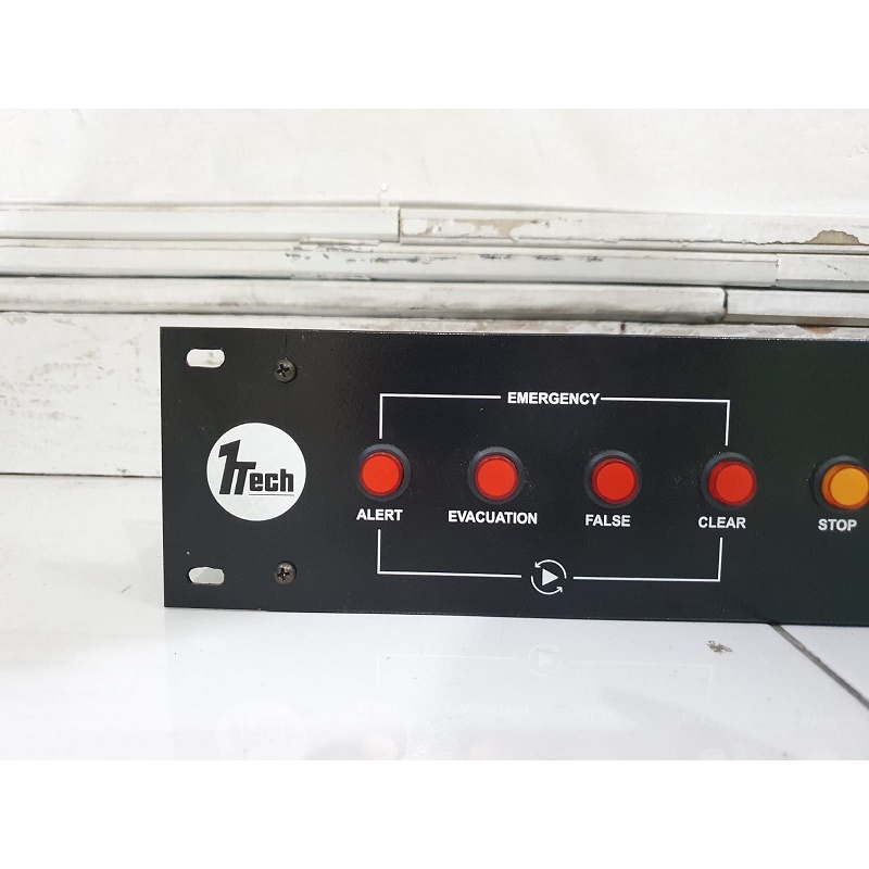 Digital Evacuation 1T-V200EV Emergency Message Panel Pengganti TOA Z FV200EV Ampli Evakuasi Alarm Sirine Evakuasi support 24V