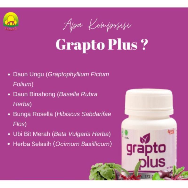 𝐎𝐑𝐈𝐆𝐈𝐍𝐀𝐋 𝐀𝐝𝐚 𝐁𝐀𝐑𝐂𝐎𝐃𝐄 GRAPTO PLUS | Ampuh Atasi Wasir, Ambeien dan Susah BAB