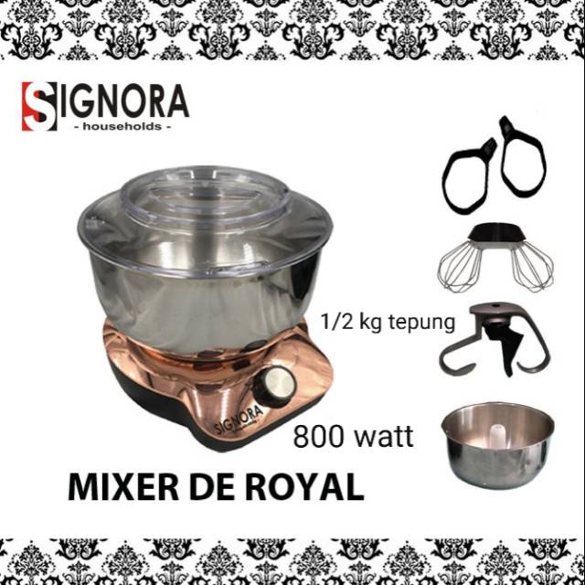 Mixer De Royal Signora / Mixer Signora Dough Standing Cake Donat Roti Adonan Kalis