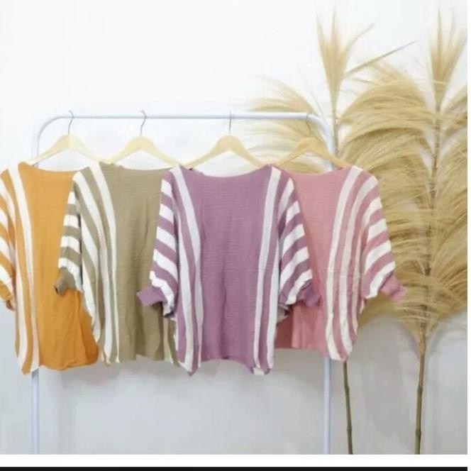 Keluaran Terbaru.. batwing polet / sweater rajut  polet / baju rajut kalong polet / cardigan rajut