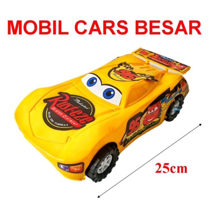 Mainan Anak Mobil Mobilan Dorong Besar Model Lightning Mcqueen Cars
