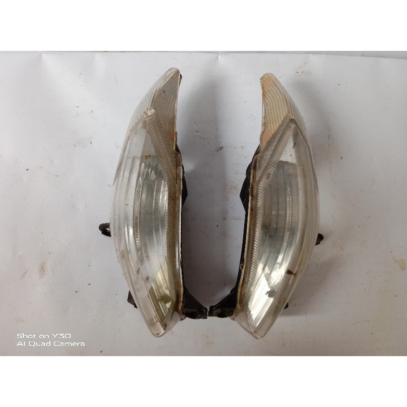 alat motor murah lampu sen yamaha vega zr original copotan kondisi bagus