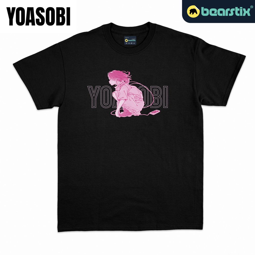 BEARSTIX - Tshirt Yoasobi - Baju Novel Into Music - Kaos Yoasobi X UT - Tshirt HITC Jakarta - Baju S