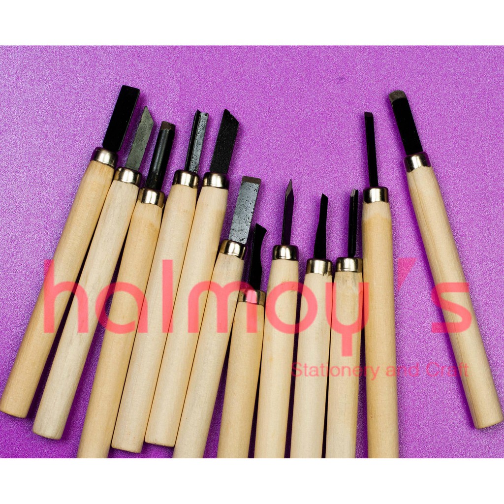WOOD CARVING / ALAT PAHAT / CUKIL KAYU 12 SET