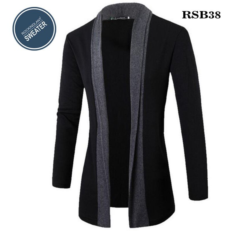Sweater Rajut Blazer Pria