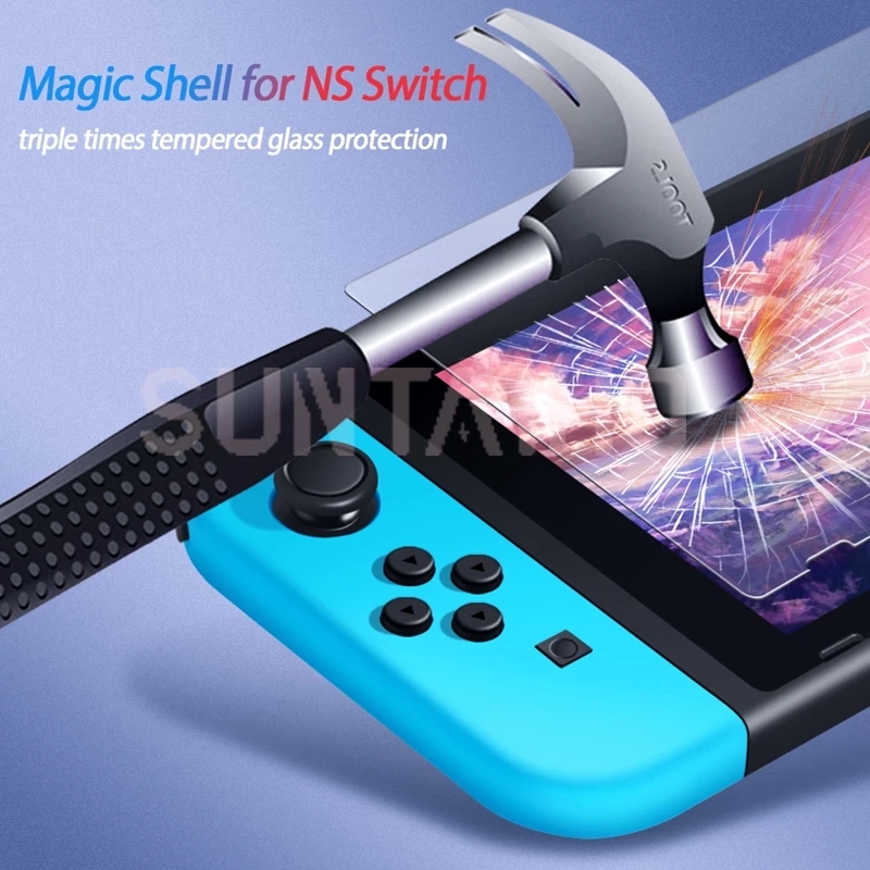 (Hd Jernih 9h Pelindung Layar Tempered Glass Untuk  Switch