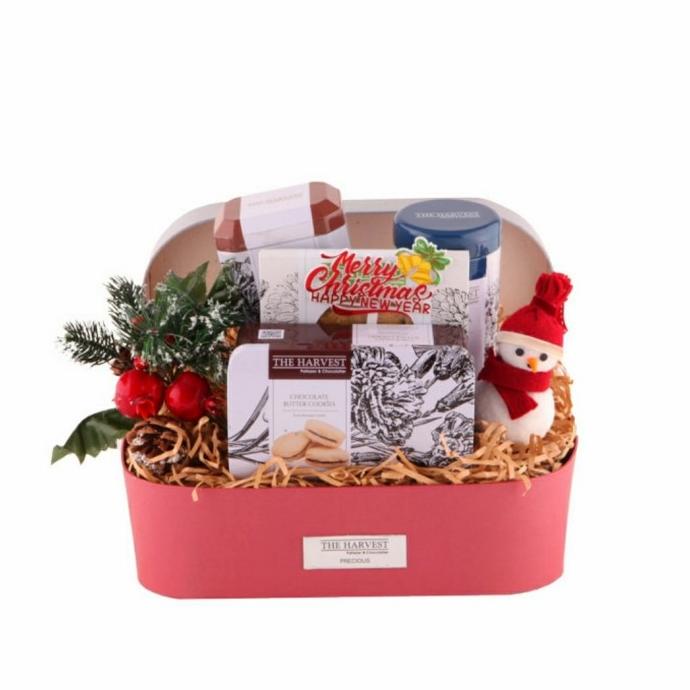 

THE HARVEST PRECIOUS HAMPERS MERRY CHRISTMAS HAPPY NEW YEAR SX542CX1S