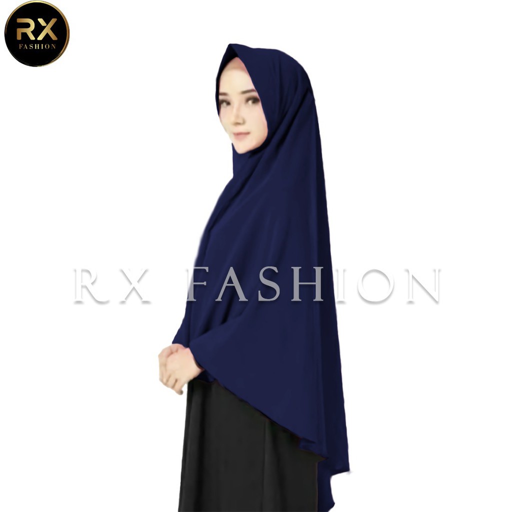 RX FASHION JILBAB KHIMAR PET JUMBO (KHIMAR JUMBO ) BAHAN TWISCONE FIT L