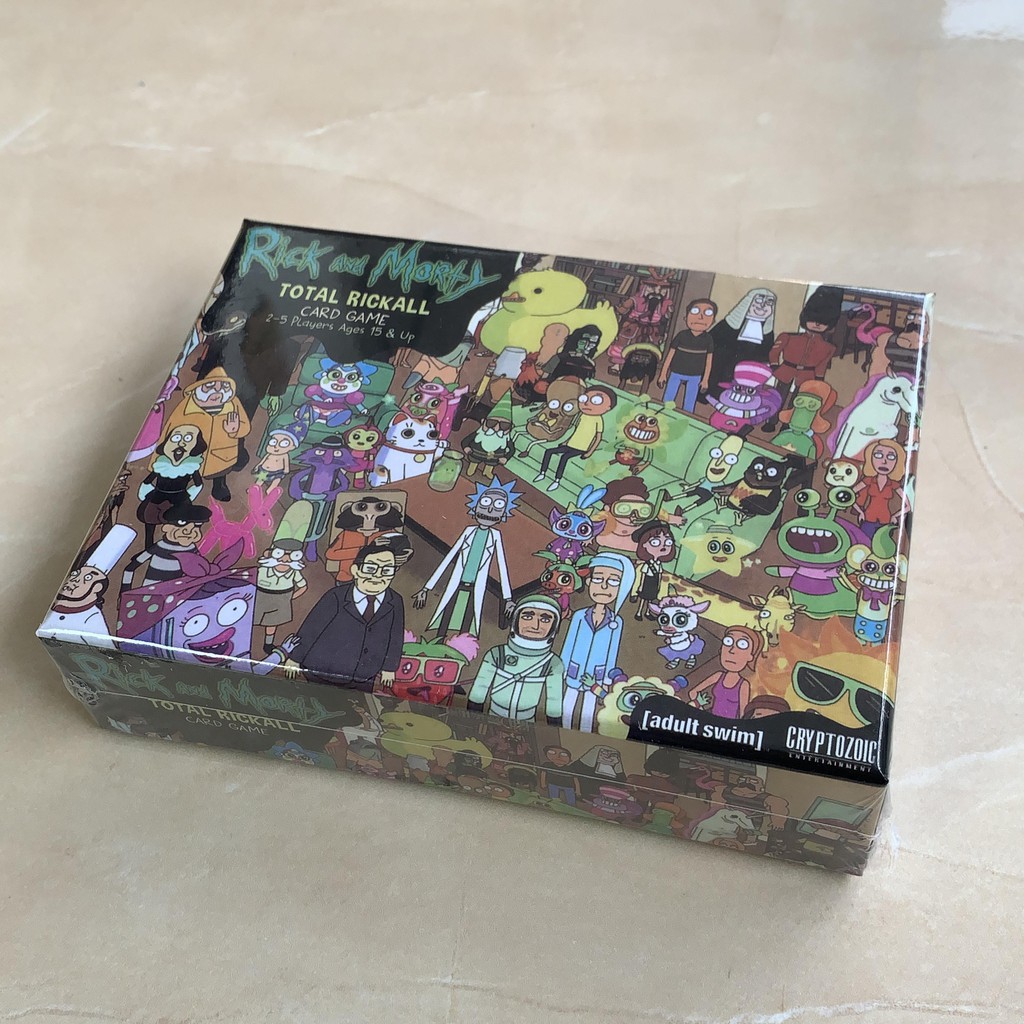 Rick and Morty Game Total Rickall Card Play Game Cards Collection READY STOCK