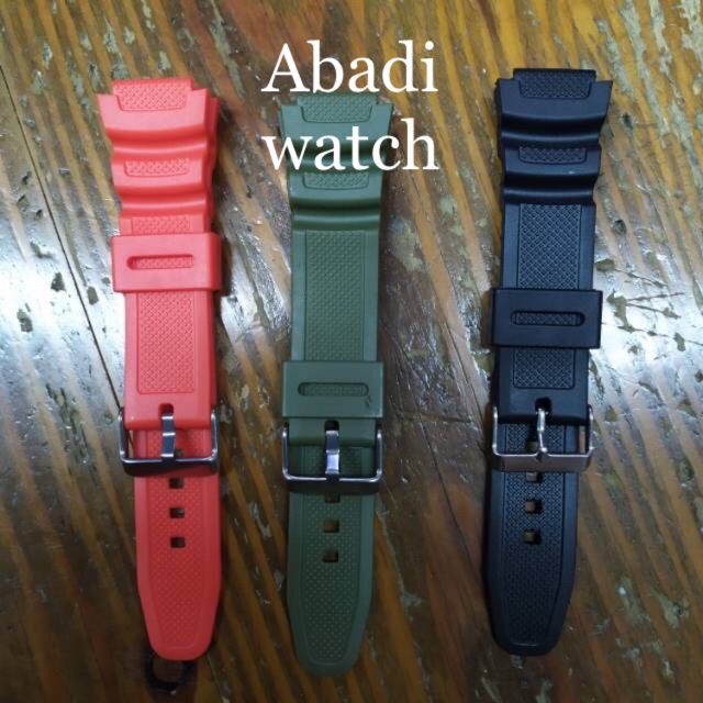 STRAP RUBBER JAM TANGAN CASIO AE1000W