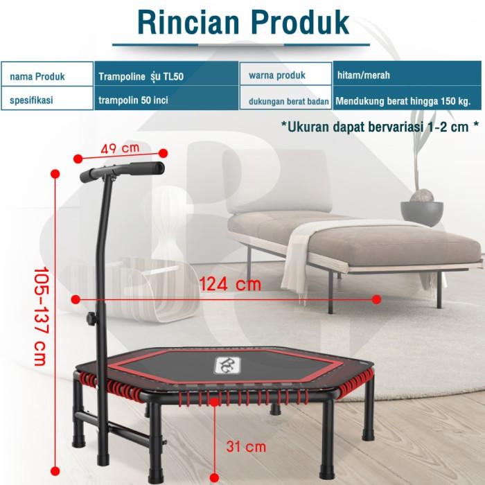 TRAMPOLIN / TRAMPOLINE / TRAMPOLINE 50" / ALAT LOMPAT BESAR MODEL TL50