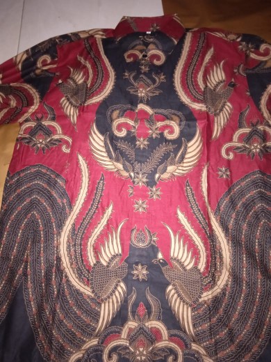 Baju Batik Pria Slimfit Big Size M L Xl Xxl Atasan Kemeja Batik Lengan Panjang