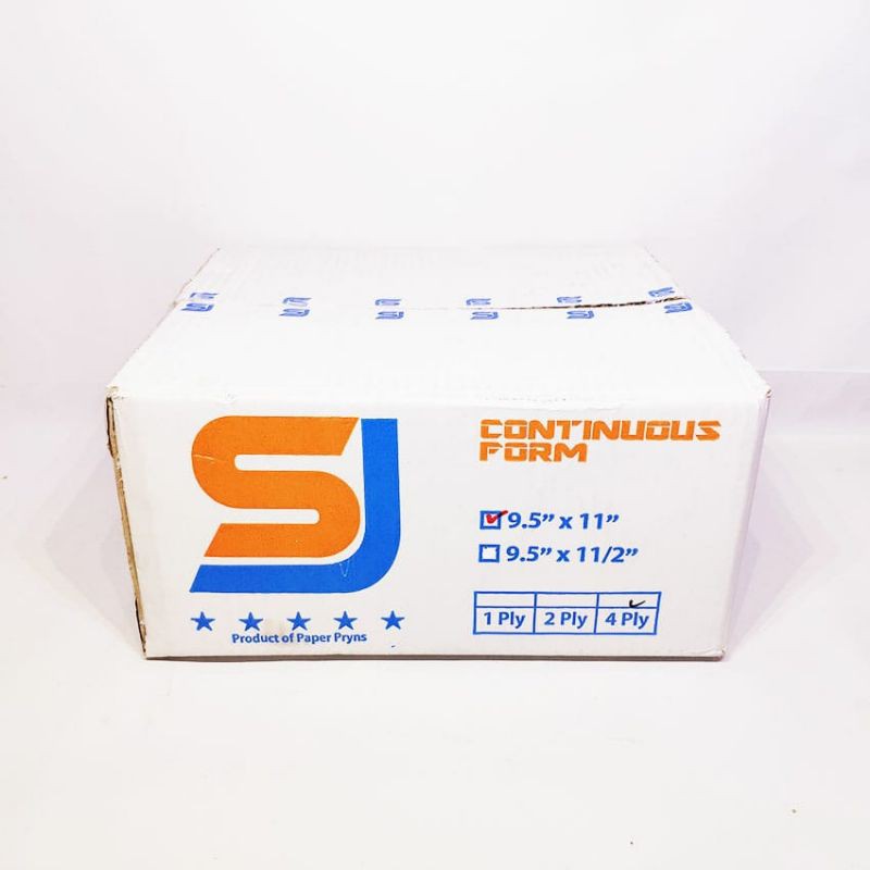 

continuous form 9½x11 4ply warna Sj orange