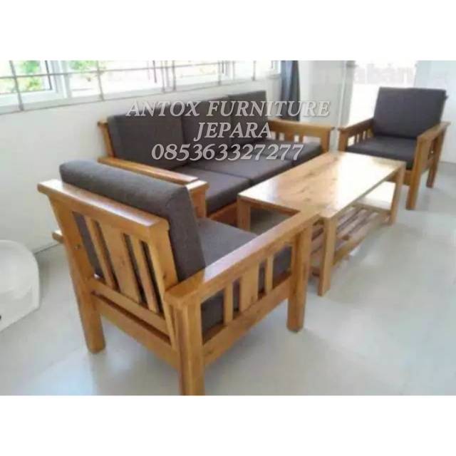 Kursi tamu sofa minimalis furniture Jepara
