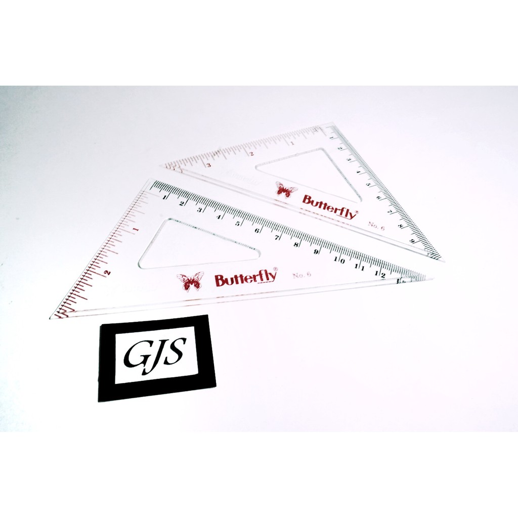 

Penggaris Segitiga Siku Set (isi 2) Butterfly