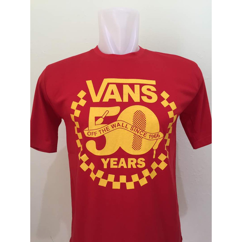 Kaos Pria Lengan Pendek Vans Size M
