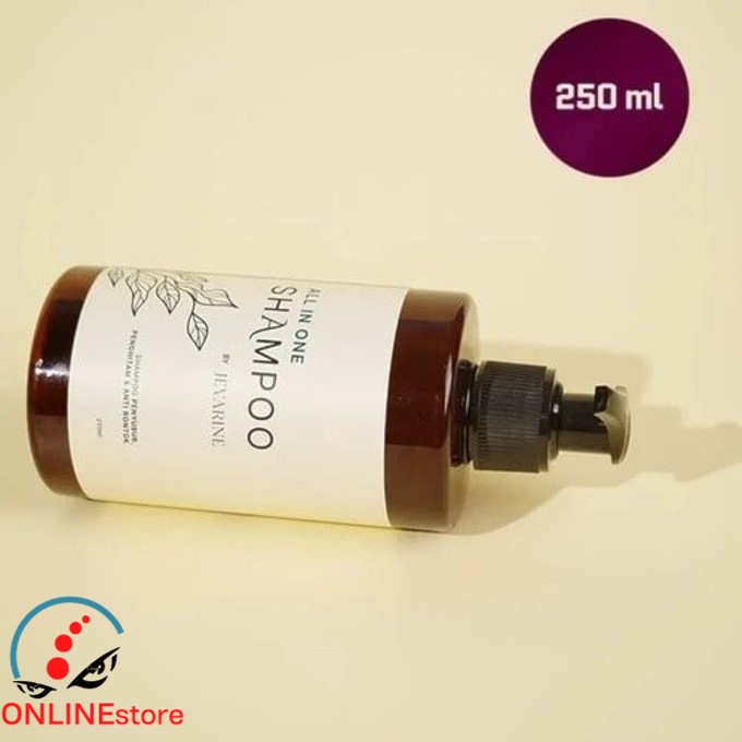 JEVARINE Shampoo All In One Penumbuh Rambut Cepat anti Ketombe Rontok Bercabang Sampo Peyubur Rambut Wanita Panjang Lebat Lembut Dan Lembab Ori Bpom