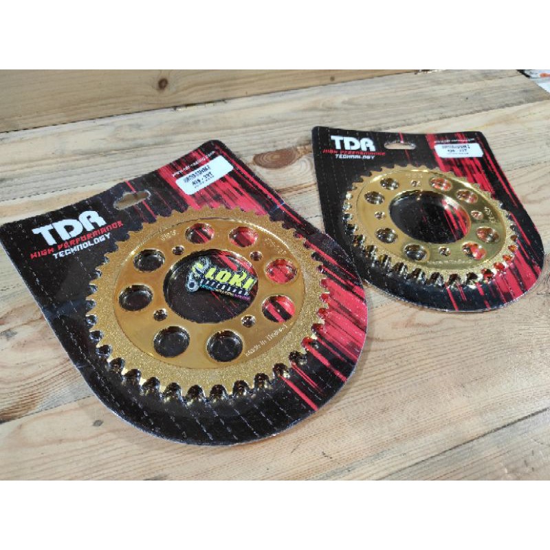 Gir Gear Belakang TDR Gold Yamaha Jupiter Rxking Fizr F1zr 428 33 34 35 36 37 38 39 40 41