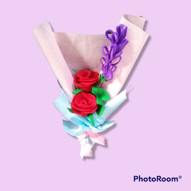 

buket bunga mawar 2 tangkai