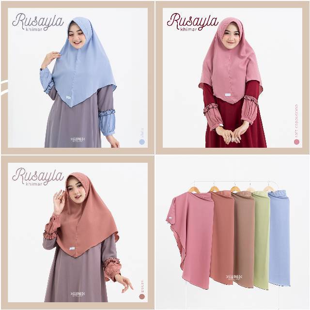 HIJAB INSTAN RUSAYLA KHIMAR BY SILMEE INDONESIA