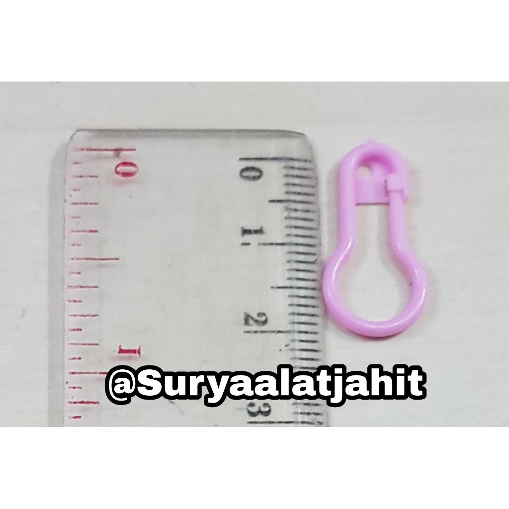 Peniti Labu Oval Bahan Plastik Warna Warni @1000pcs