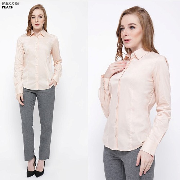 MEXX WOMEN LONG SLEEVE OFFICE BLOUSE| Kemeja Wanita Lengan Panjang 2