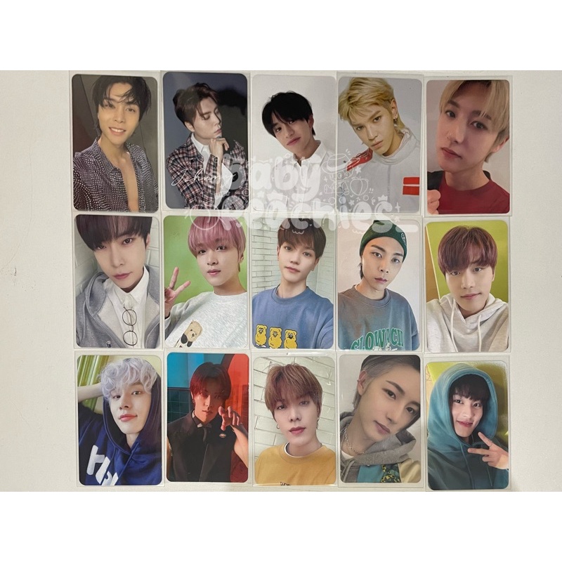 PC Slowacid Autumn NCT Photocard taeyong mark haechan lucas johnny renjun yuta jungwoo