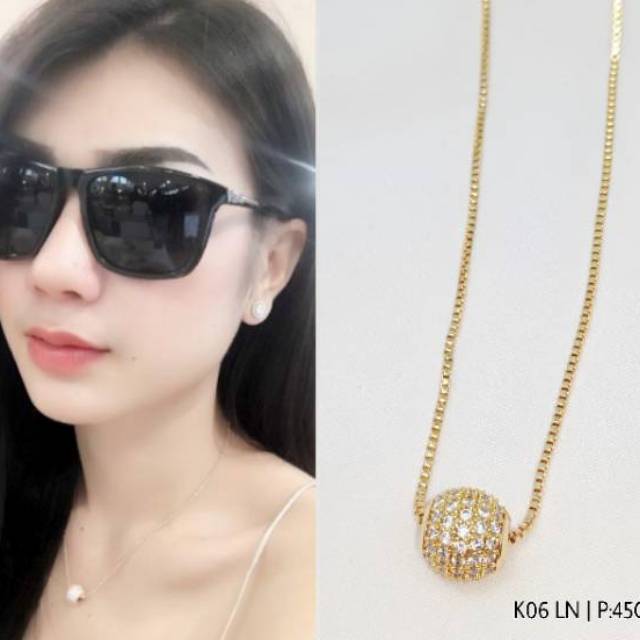 Kalung wanita kalung Nagita  Perhiasan xuping GOLD K06 BI