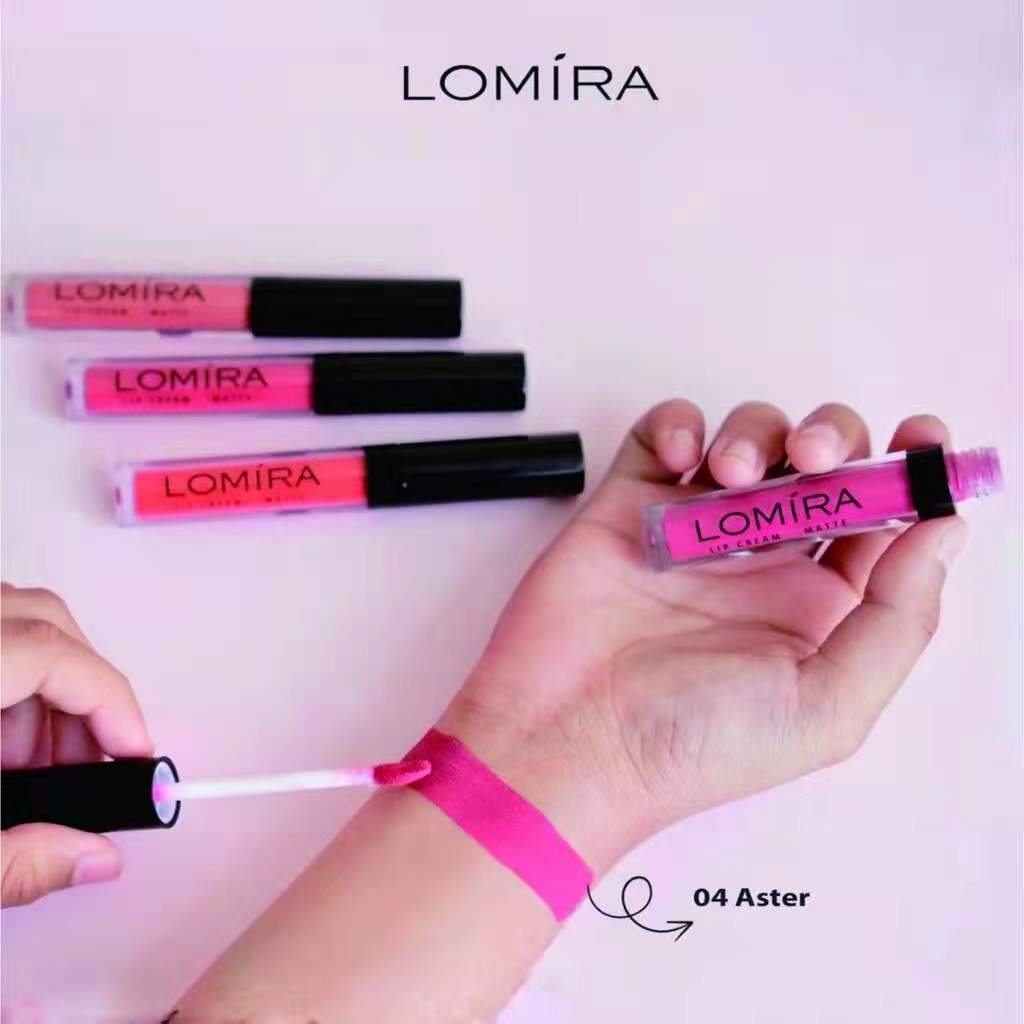 LOMIRA Lip Cream Matte Original BPOM Lipstik Lipcream Lipstick