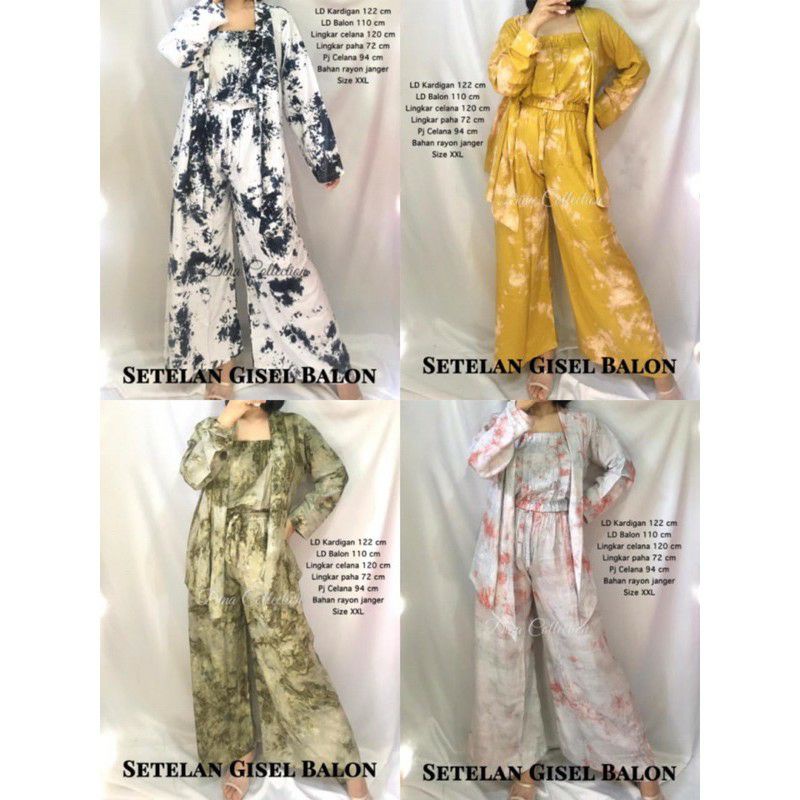 set kemben jumbo xxl karet atas, bawah tie dye jumbo bali