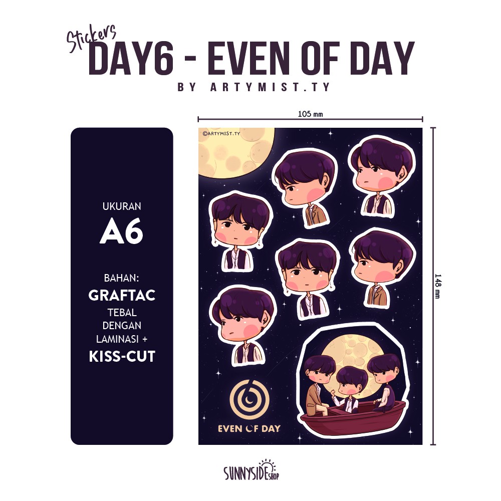 

[Sticker] Day6 - Even of Day (Kisscut)