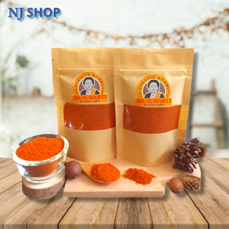

[Bumbu Masak] - REMPAH BUBUK CABE SUPER PEDAS MURNI / BUMBU DAPUR CABE BUBUK SUPER PEDAS / PURE EXTRA HOT CHILI POWDER KUALITAS PREMIUM - (IBU SUHARTI)