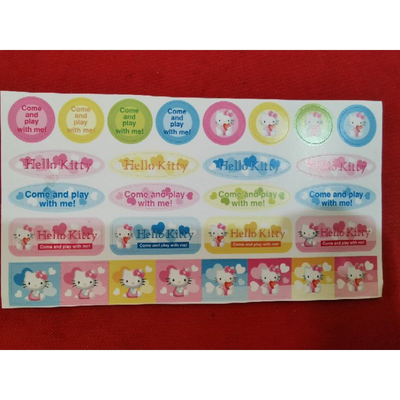 

stiker hello kitty