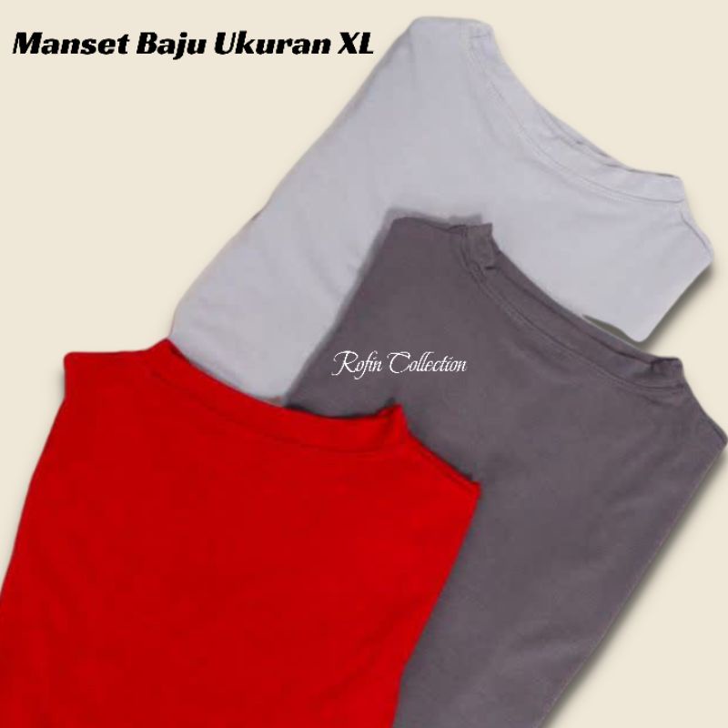 MANSET ATASAN LENGAN PANJANG BAHAN KAOS PREMIUM