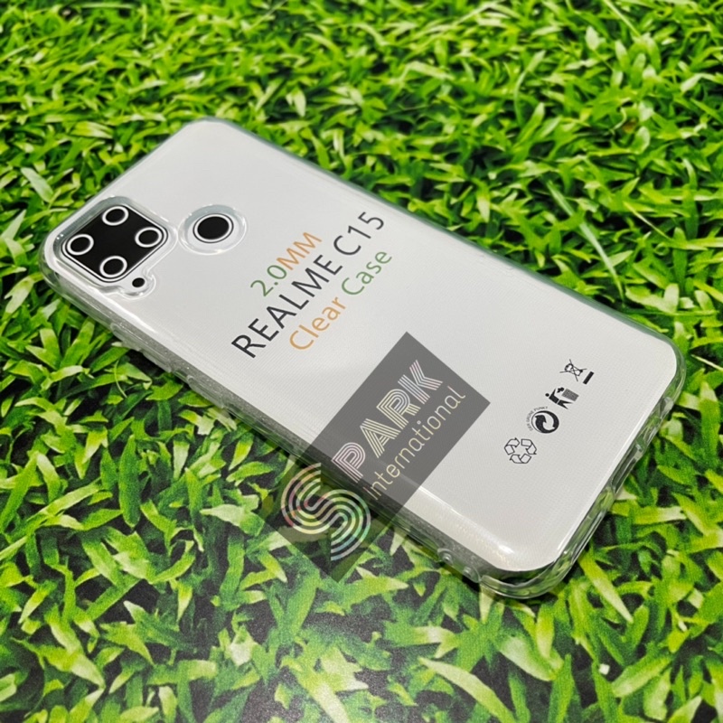 CLEAR CASE REALME C15 SOFTCASE TPU 2.0MM REALME C15 PROMO SEN