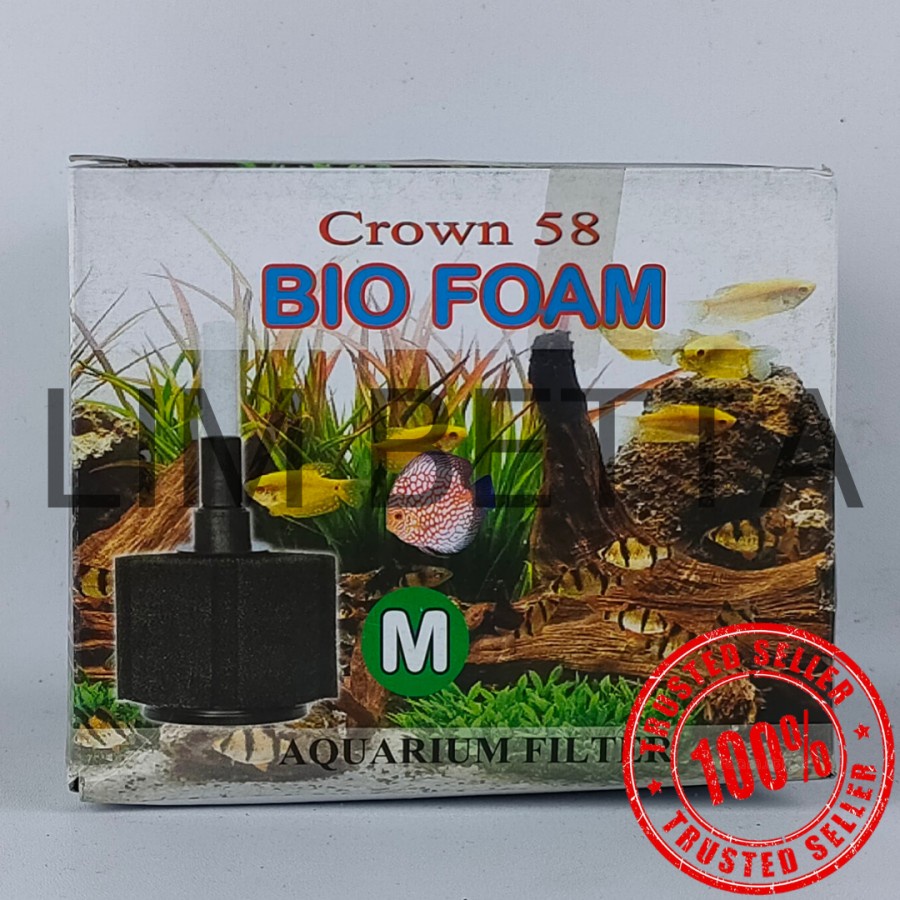 (CROWN 58 - M) BIO FOAM M CROWN 58 / BIOFOAM FILTER AQUARIUM AQUASCAPE