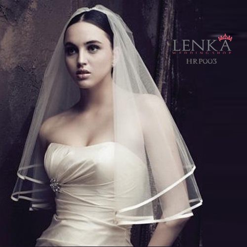 [READY STOCK] SLAYER PENGANTIN WANITA WEDDING VEIL LACE TRANSPARAN HRP003