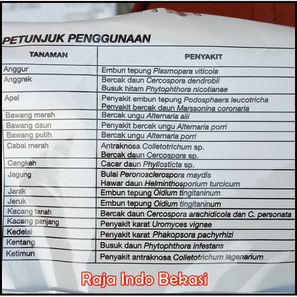 Fungisida Antracol 70 Wp 250 Gram Gr Obat Tanaman Jamur Untuk Anggrek Dan Tanaman Lain | Bukan Pupuk