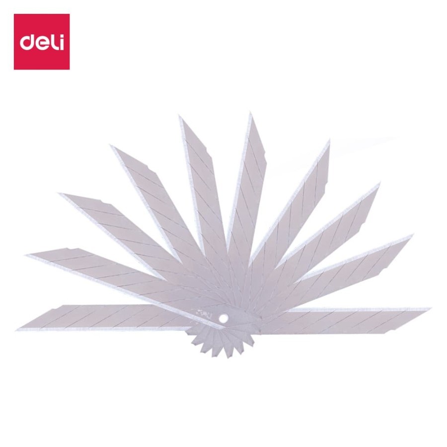 

Deli | Isi Cutter Kecil 80 x 9 x 0.4 mm 30 degree | E2015