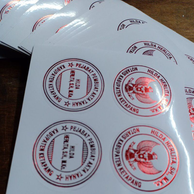 

YUH Stiker Stempel Hotprint ( Custom )