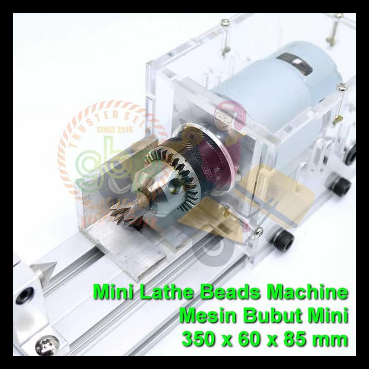 Ekslusif Jn Mesin Bubut Mini Lathe Beads Machine Diy Kuat Akrilik Kayu Murah Terbaik